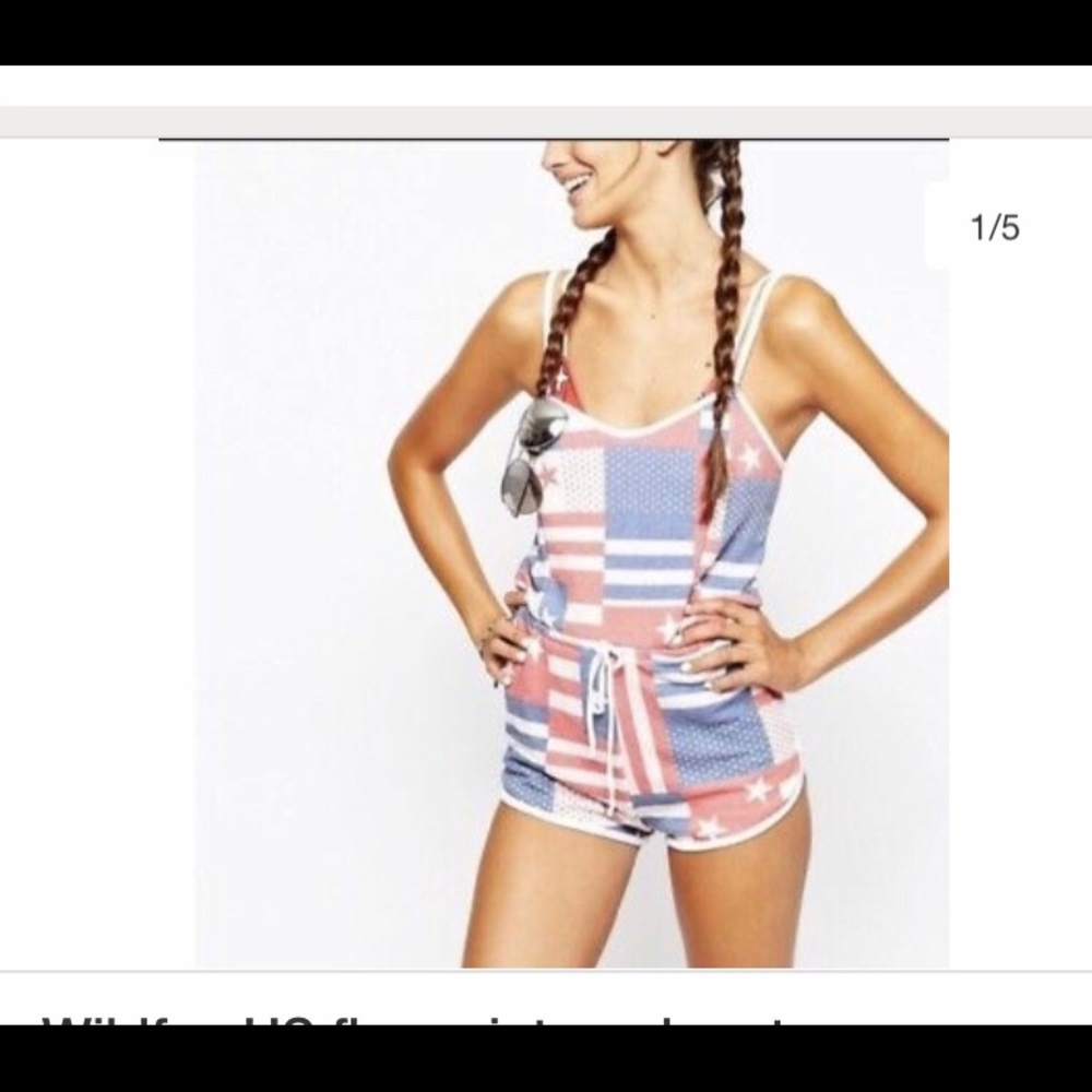 Great Memorial Day or July 4th Romper